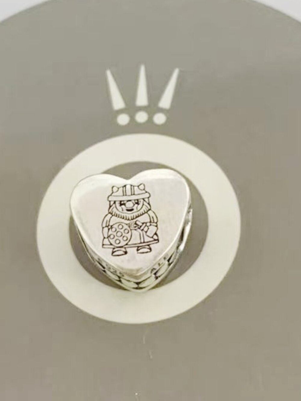 "Pandora Clown Exclusive Heart Charm "